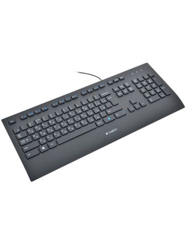 Logitech K280E Pro tastaturi USB QWERTY Rus Negru - Tik.ro