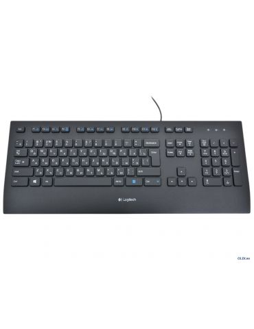 Logitech K280E Pro tastaturi USB QWERTY Rus Negru
