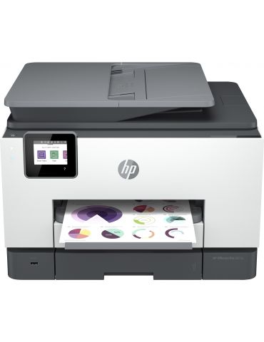 HP OfficeJet Pro Imprimantă HP 9022e All-in-One, Color, Imprimanta pentru Birou mic, Imprimare,copiere,scanare,fax, HP+ - Tik.ro