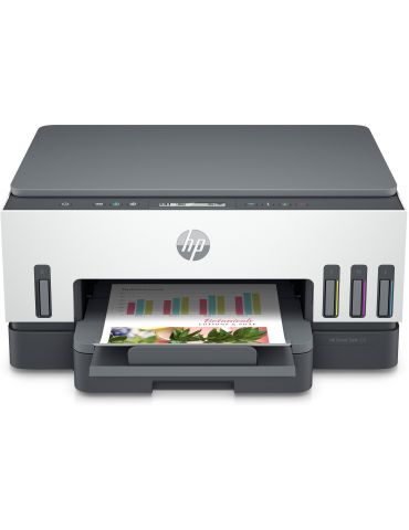 HP Smart Tank 720 All-in-One, Color, Imprimanta pentru Acasă, Imprimare, scanare, copiere, wireless, Scanare în PDF - Tik.ro