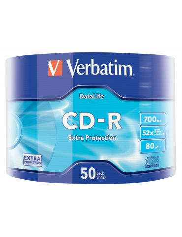 Verbatim CD-R Extra Protection 700 Mega bites 50 buc. - Tik.ro
