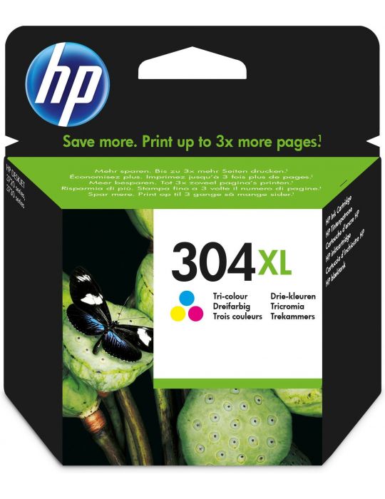 HP Cartuş de cerneală original 304XL Tricolor