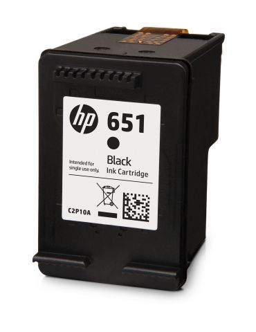 HP Cartuş de cerneală original 651 Ink Advantage Negru