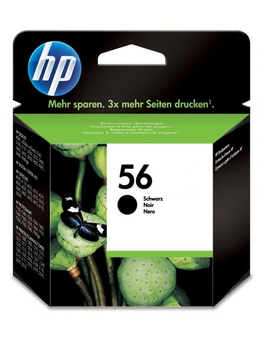 HP Cartuş de cerneală original 56 Negru