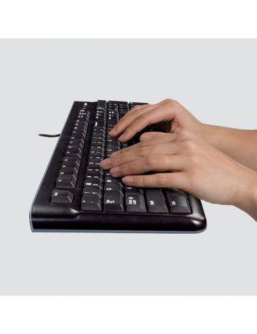Logitech Desktop MK120 tastaturi Mouse inclus USB QWERTZ Elvețiană Negru