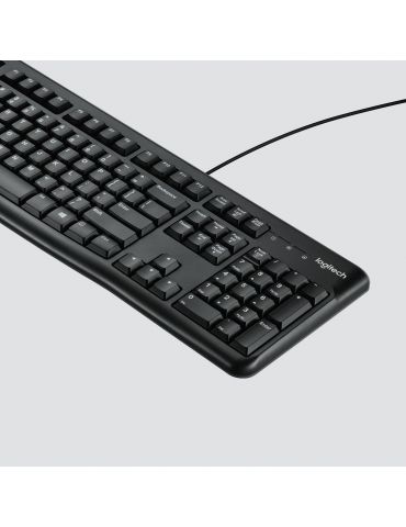 Logitech Desktop MK120 tastaturi Mouse inclus USB QWERTZ Elvețiană Negru