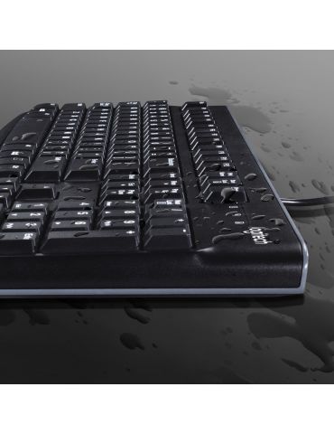 Logitech Desktop MK120 tastaturi Mouse inclus USB QWERTZ Elvețiană Negru