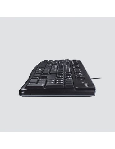 Logitech K120 Corded Keyboard tastaturi USB QWERTZ Elvețiană Negru