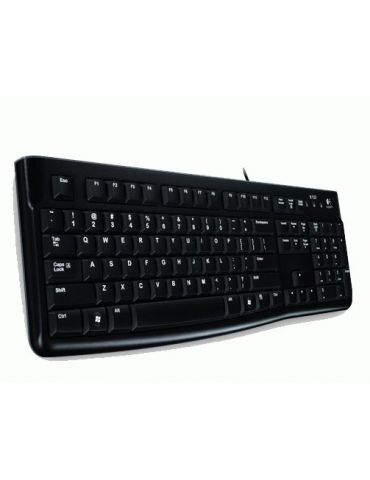 Logitech K120 Corded Keyboard tastaturi USB QWERTY Nordic Negru