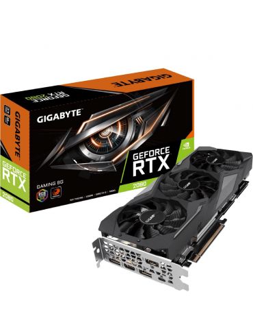 Gigabyte GV-N2080GAMING-8GC plăci video NVIDIA GeForce RTX 2080 8 Giga Bites GDDR6 - Tik.ro