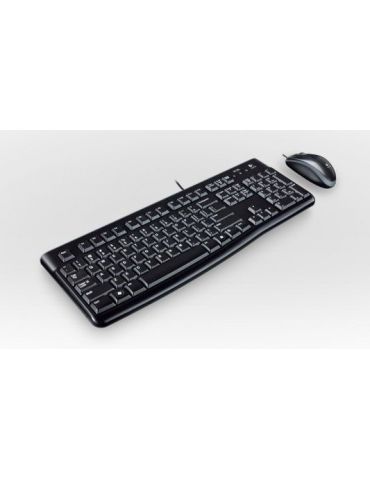Logitech Desktop MK120 tastaturi Mouse inclus USB QWERTY Spaniolă Negru