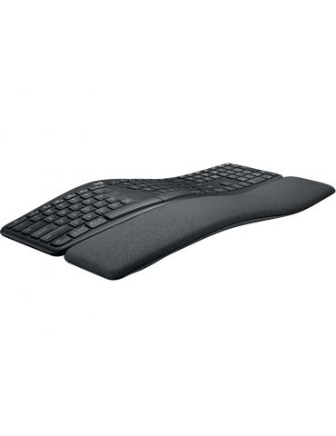 Logitech Ergo K860 tastaturi RF Wireless + Bluetooth QWERTY Nordic Grafit