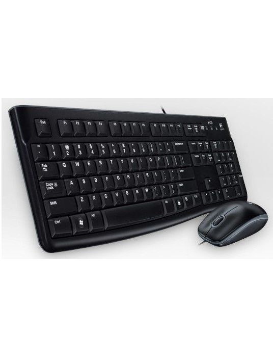 Logitech Desktop MK120 tastaturi Mouse inclus USB AZERTY Franţuzesc Negru