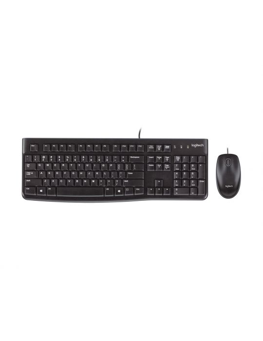 Logitech Desktop MK120 tastaturi Mouse inclus USB QWERTY Englez Negru