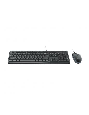 Logitech Desktop MK120 tastaturi Mouse inclus USB QWERTY Englez Negru