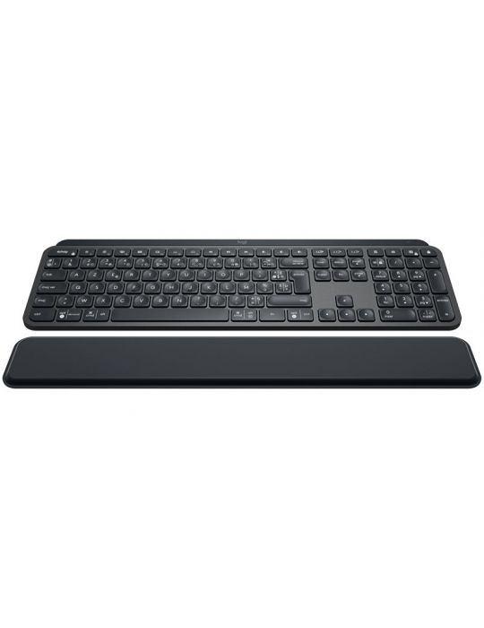 Logitech MX Keys Plus tastaturi RF Wireless + Bluetooth AZERTY Franţuzesc Grafit