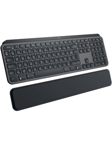 Logitech MX Keys Plus tastaturi RF Wireless + Bluetooth AZERTY Franţuzesc Grafit