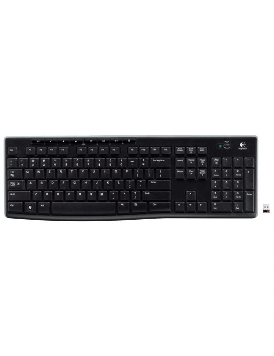 Logitech Wireless Keyboard K270 tastaturi RF fără fir QWERTZ Elvețiană Negru