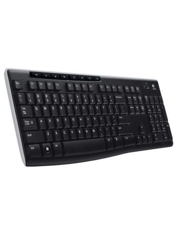 Logitech Wireless Keyboard K270 tastaturi RF fără fir QWERTZ Elvețiană Negru