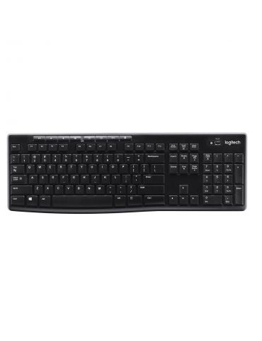 Logitech Wireless Keyboard K270 tastaturi RF fără fir AZERTY Flamandă Negru - Tik.ro