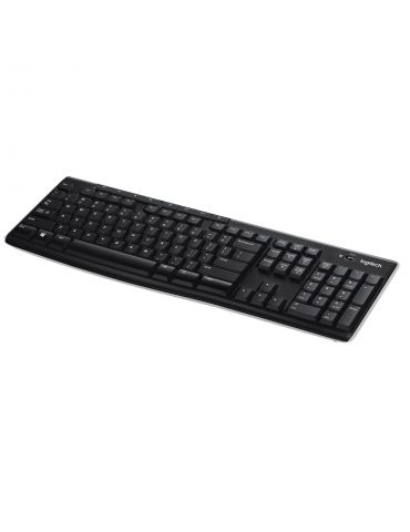 Logitech Wireless Keyboard K270 tastaturi RF fără fir AZERTY Flamandă Negru