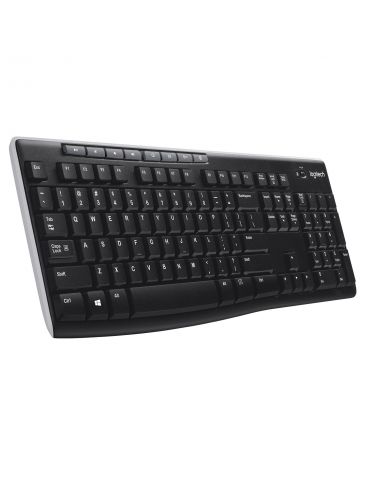 Logitech Wireless Keyboard K270 tastaturi RF fără fir AZERTY Flamandă Negru