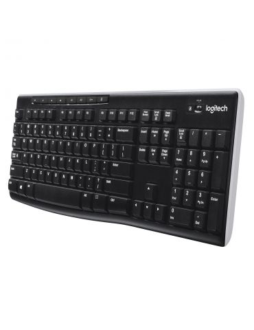 Logitech Wireless Keyboard K270 tastaturi RF fără fir AZERTY Flamandă Negru