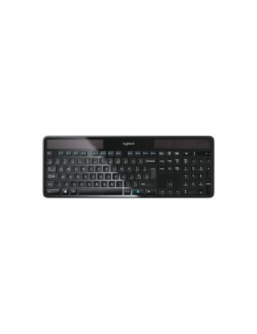 Logitech Wireless Solar Keyboard K750 tastaturi RF fără fir QWERTZ Elvețiană Negru - Tik.ro