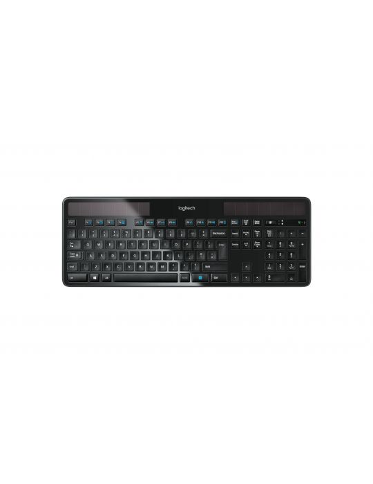 Logitech Wireless Solar Keyboard K750 tastaturi RF fără fir QWERTZ Elvețiană Negru