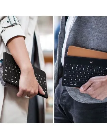 Logitech Keys-To-Go Negru Bluetooth QWERTZ Elvețiană