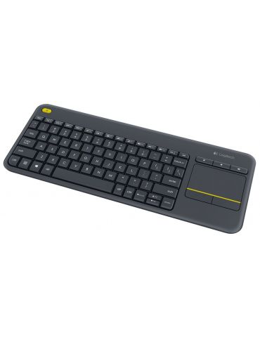 Logitech K400 Plus Tv tastaturi RF fără fir QWERTY Nordic Negru - Tik.ro