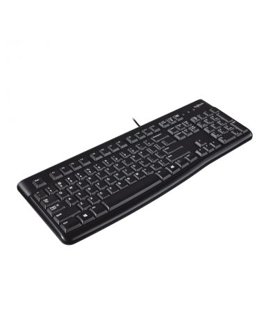 Logitech K120 Corded Keyboard tastaturi USB AZERTY Flamandă Negru