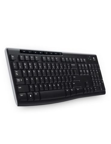 Logitech Wireless Keyboard K270 tastaturi RF fără fir Turcă Negru - Tik.ro