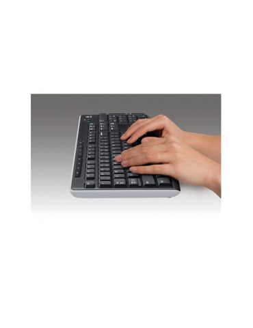 Logitech Wireless Keyboard K270 tastaturi RF fără fir Turcă Negru