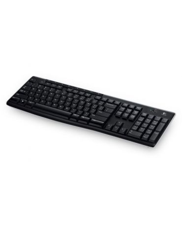 Logitech Wireless Keyboard K270 tastaturi RF fără fir Turcă Negru