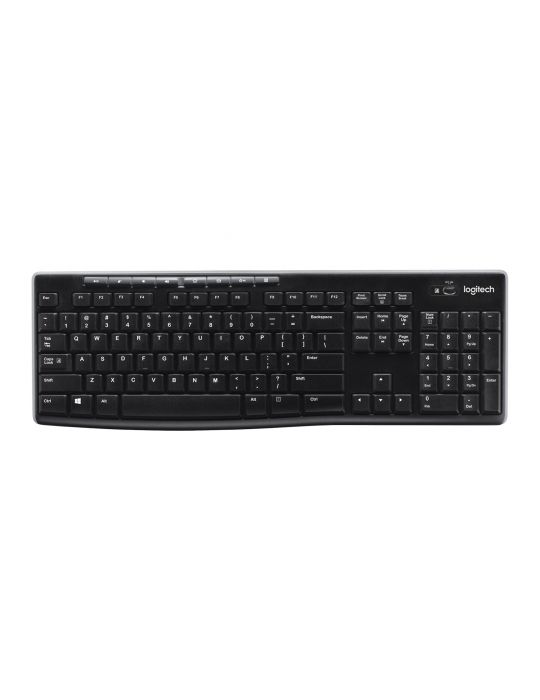 Logitech Wireless Keyboard K270 tastaturi RF fără fir QWERTY Englez Negru