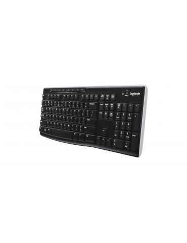 Logitech Wireless Keyboard K270 tastaturi RF fără fir QWERTY Englez Negru