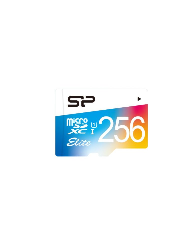 Silicon Power Elite 256 Giga Bites MicroSDXC UHS-I Clasa 10