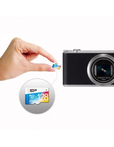 Silicon Power Elite 128 Giga Bites MicroSDXC UHS-I Clasa 10