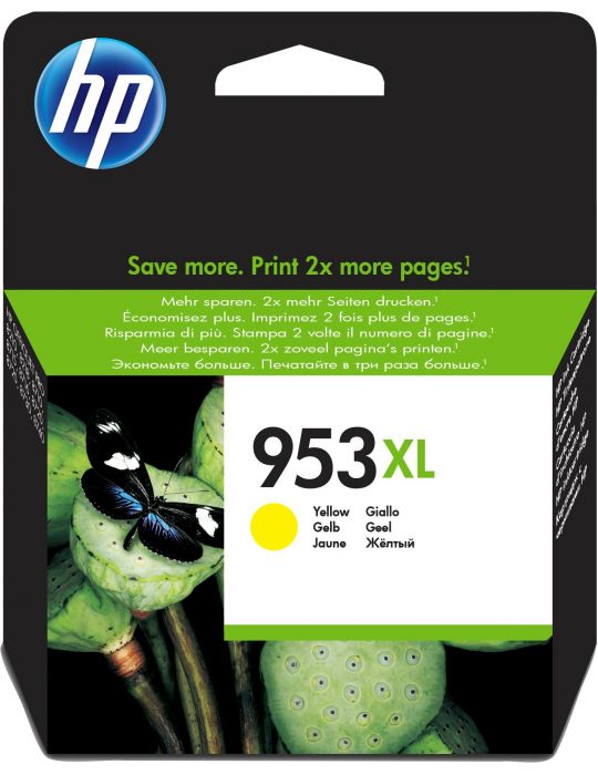 HP Cartuş de cerneală original de capacitate extinsă 953XL Galben