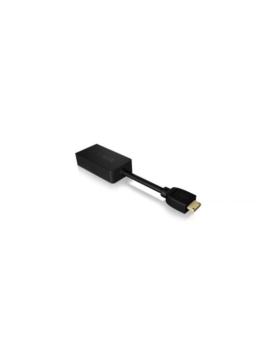 ICY BOX IB-AC502-C Mini-HDMI VGA (D-Sub) Negru