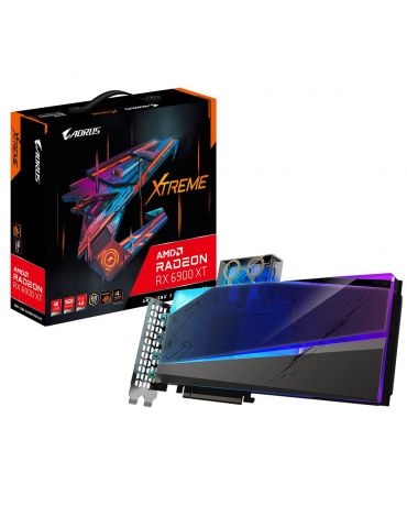 Gigabyte AORUS GV-R69XTAORUSX WB-16GD plăci video AMD Radeon RX 6900 XT 16 Giga Bites GDDR6