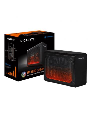 Gigabyte GV-RX580IXEB-8GD stații de andocare și replicatoare de porturi pentru calculatoare portabile Prin cablu Thunderbolt 3 - Tik.ro