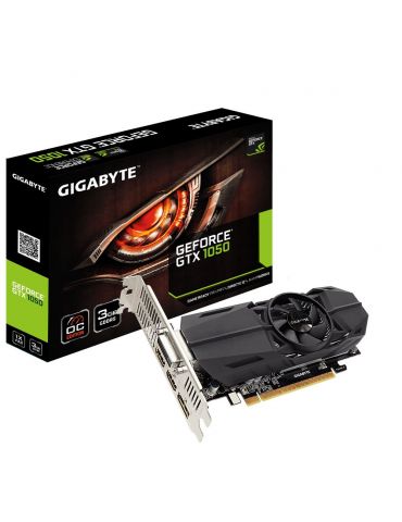 Gigabyte GV-N1050OC-3GL plăci video NVIDIA GeForce GTX 1050 3 Giga Bites GDDR5 - Tik.ro