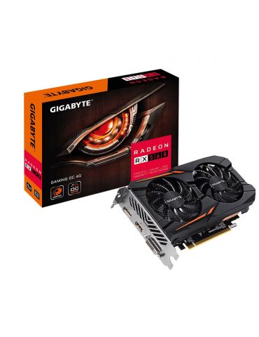 Gigabyte GV-RX560GAMING OC-4GD plăci video AMD Radeon RX 560 4 Giga Bites GDDR5 - Tik.ro