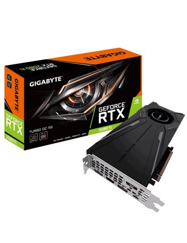 Gigabyte GV-N208TTURBO OC-11GC plăci video NVIDIA GeForce RTX 2080 Ti 11 Giga Bites GDDR6