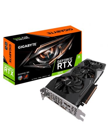 Gigabyte GV-N2070GAMING-8GC plăci video NVIDIA GeForce RTX 2070 8 Giga Bites GDDR6