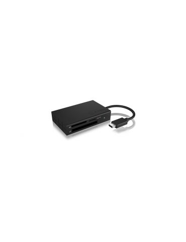 ICY BOX IB-CR401-C3 cititoare de carduri USB 3.2 Gen 1 (3.1 Gen 1) Type-C Negru - Tik.ro