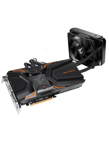 Gigabyte AORUS XTREME GV-N108TAORUSX W-11GD plăci video NVIDIA GeForce GTX 1080 Ti 11 Giga Bites GDDR5X - Tik.ro