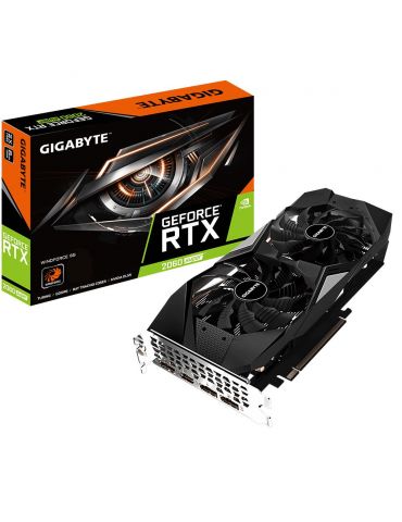 Gigabyte GV-N206SWF2-8GD plăci video NVIDIA GeForce RTX 2060 SUPER 8 Giga Bites GDDR6 - Tik.ro